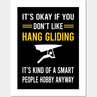 Smart People Hobby Hang Gliding Glider Posters and Art